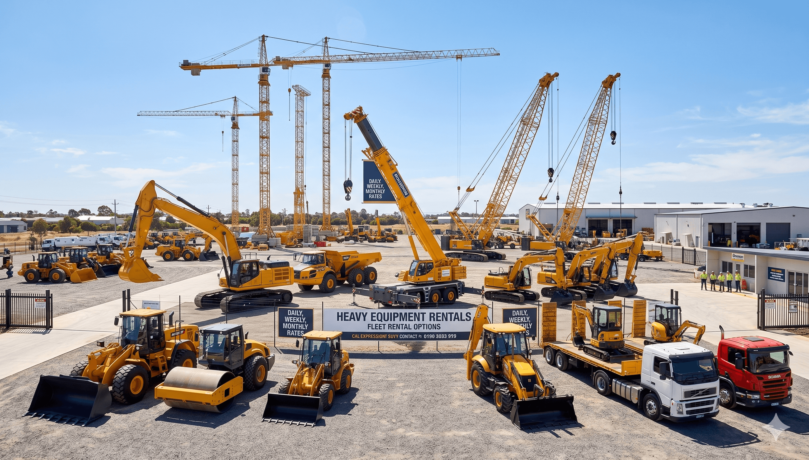 Professional Heavy Equipment Rentals Services